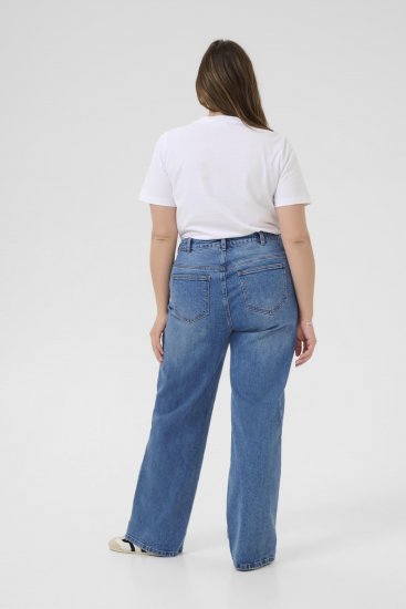 Kaffe Curve Leoana Laiad pikad teksad Vintage-sinine - Teksad & Püksid Suuremates Suurustes – Plus Size - 