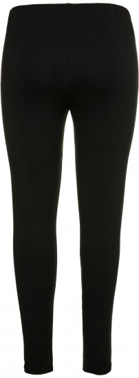 Ulla Popken Basic Stretch Knit Ankle Length Leggings Black - Teksad & Püksid Suuremates Suurustes – Plus Size - 