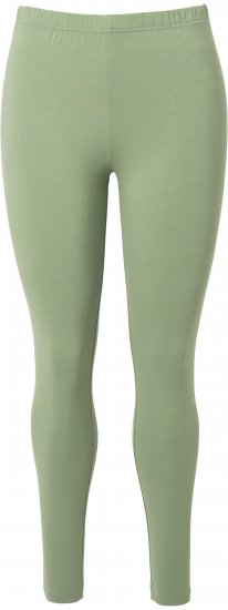 Ulla Popken Basic Stretch Knit Ankle Length Leggings Olive - Teksad & Püksid Suuremates Suurustes – Plus Size - 