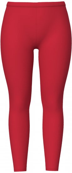 Ulla Popken Basic Stretch Knit Ankle Length Leggings Salsa Red - Teksad & Püksid Suuremates Suurustes – Plus Size - 