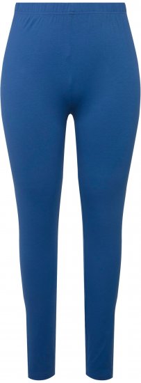 Ulla Popken Basic Stretch Knit Ankle Length Leggings Grey Blue - Teksad & Püksid Suuremates Suurustes – Plus Size - 