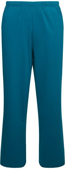 Ulla Popken Pull On Knit Straight Leg Pocket Pants Dark Petrol - NAISTERIIDED 40-66 - 