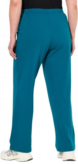 Ulla Popken Pull On Knit Straight Leg Pocket Pants Dark Petrol - NAISTERIIDED 40-66 - 