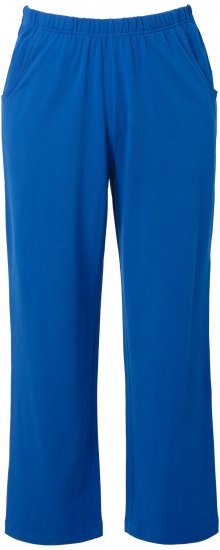 Ulla Popken Pull On Knit Straight Leg Pocket Pants Denim Blue - NAISTERIIDED 40-66 - 