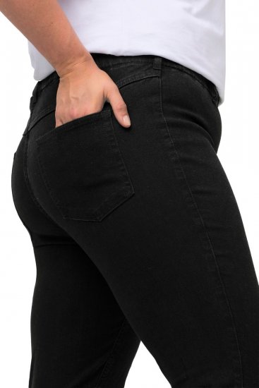 Ulla Popken Denim Look All Elastic Pocket Sienna Jeggings Black - Ulla Popken - Ulla Popken suured suurused