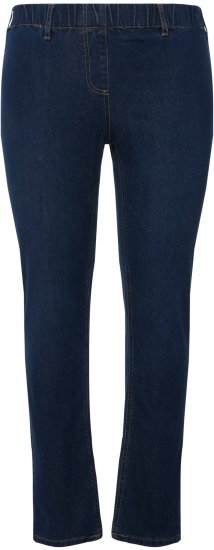Ulla Popken Denim Look All Elastic Pocket Sienna Jeggings Blue Denim - Teksad & Püksid Suuremates Suurustes – Plus Size - 
