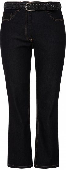 Ulla Popken Regular Fit Mandy Stretch Jeans Dark Blue Denim - Teksad & Püksid Suuremates Suurustes – Plus Size - 