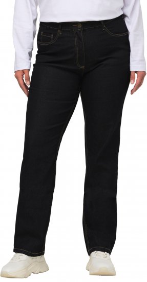Ulla Popken Regular Fit Mandy Stretch Jeans Dark Blue Denim - Teksad & Püksid Suuremates Suurustes – Plus Size - 