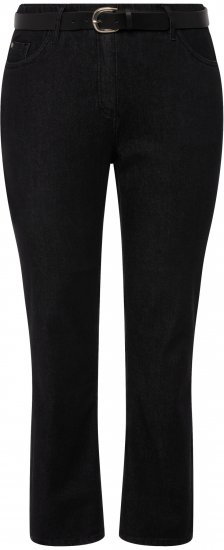 Ulla Popken Sammy Fit Slim Leg Stretch Jeans Black - Teksad & Püksid Suuremates Suurustes – Plus Size - 
