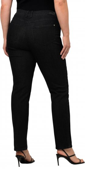 Ulla Popken Sammy Fit Slim Leg Stretch Jeans Black - Teksad & Püksid Suuremates Suurustes – Plus Size - 