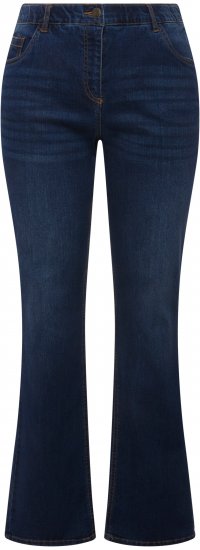 Ulla Popken Marie Fit Bootcut Stretch Jeans Blue Denim - Teksad & Püksid Suuremates Suurustes – Plus Size - 