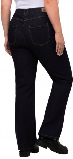 Ulla Popken Marie Fit Bootcut Stretch Jeans Dark Blue Denim - Teksad & Püksid Suuremates Suurustes – Plus Size - 