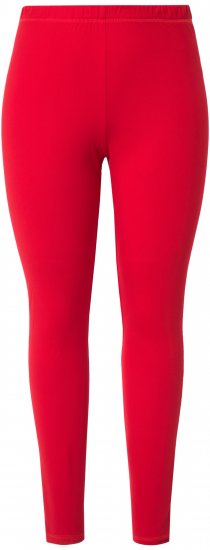 Ulla Popken Quick Dry Moisture Wicking Stretch Ski Leggings Salsa Red - Teksad & Püksid Suuremates Suurustes – Plus Size - 