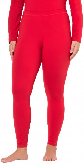 Ulla Popken Quick Dry Moisture Wicking Stretch Ski Leggings Salsa Red - Teksad & Püksid Suuremates Suurustes – Plus Size - 
