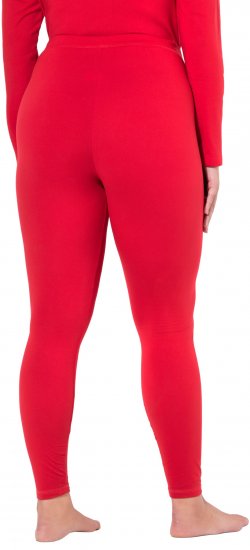 Ulla Popken Quick Dry Moisture Wicking Stretch Ski Leggings Salsa Red - Teksad & Püksid Suuremates Suurustes – Plus Size - 
