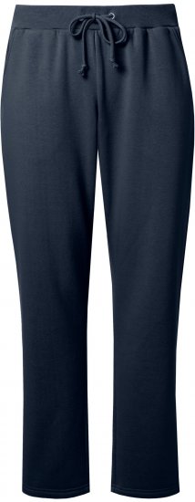 Ulla Popken Basic Drawstring Elastic Waist Cotton Blend Joggers Navy - Teksad & Püksid Suuremates Suurustes – Plus Size - 