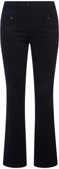 Ulla Popken Basic Mony Tapered Leg Stretch Pants Navy - Teksad & Püksid Suuremates Suurustes – Plus Size - 