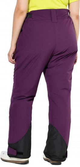 Ulla Popken HYPRAR Triple Function Ski Pants Grape Red - Teksad & Püksid Suuremates Suurustes – Plus Size - 