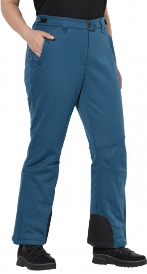 Ulla Popken Water Repellent Softshell Pants Dark Petrol - Teksad & Püksid Suuremates Suurustes – Plus Size - 