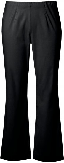 Ulla Popken Bengaline Elastic Waist Thermal Pants Black - Teksad & Püksid Suuremates Suurustes – Plus Size - 