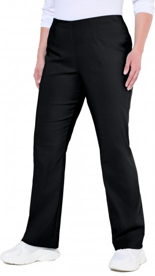 Ulla Popken Bengaline Elastic Waist Thermal Pants Black - Teksad & Püksid Suuremates Suurustes – Plus Size - 