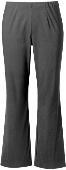 Ulla Popken Bengaline Elastic Waist Thermal Pants Graphite Grey - Teksad & Püksid Suuremates Suurustes – Plus Size - 