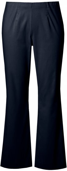Ulla Popken Bengaline Elastic Waist Thermal Pants Navy - Teksad & Püksid Suuremates Suurustes – Plus Size - 