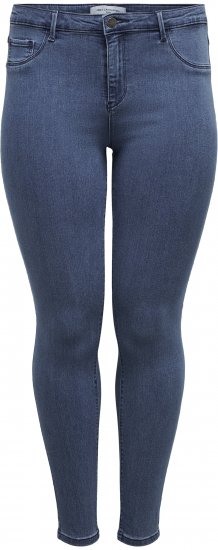 Only Carmakoma Thunder Life Skinny Fit Jeans Blue - Kitsa lõikega - 