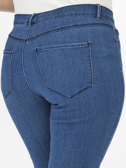 Only Carmakoma Thunder Life Skinny Fit Jeans Blue Denim - Teksad & Püksid Suuremates Suurustes – Plus Size - 