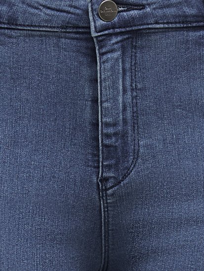 Only Carmakoma Thunder Life Skinny Fit Jeans Blue Denim - Teksad & Püksid Suuremates Suurustes – Plus Size - 