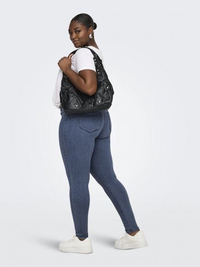 Only Carmakoma Thunder Life Skinny Fit Jeans Blue Denim - Teksad & Püksid Suuremates Suurustes – Plus Size - 