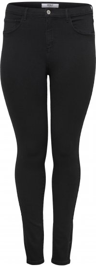 Only Carmakoma Storm Life Skinny Fit jeans Black - Teksapüksid - 