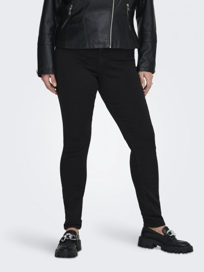 Only Carmakoma Storm Life Skinny Fit jeans Black - Teksapüksid - 