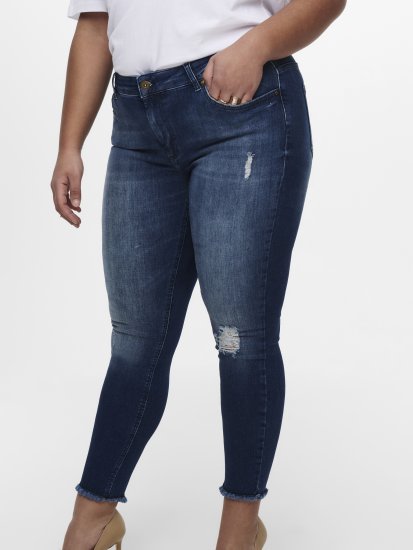 Only Carmakoma Willy Skinny Fit Jeans Blue - Teksapüksid - 