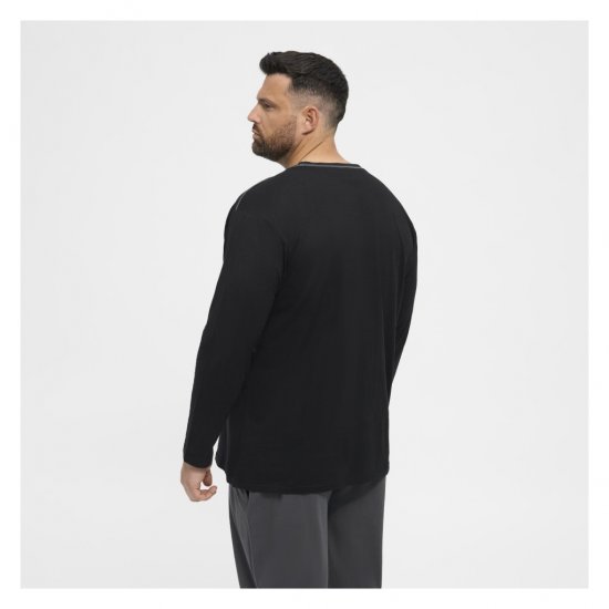 North Latitude Py Jersey O-Neck Long Sleeve Black - T-särgid pikkade varrukatega - 