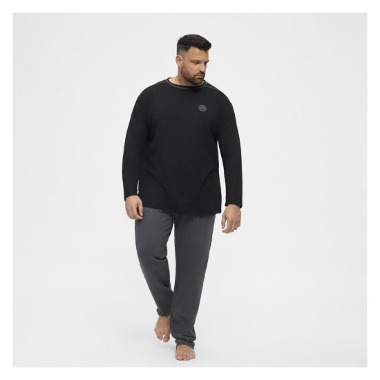 North Latitude Py Jersey O-Neck Long Sleeve Black - T-särgid pikkade varrukatega - 