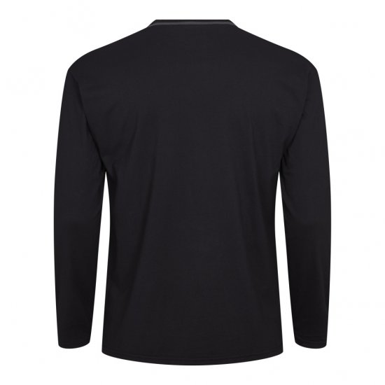 North Latitude Py Jersey O-Neck Long Sleeve Black - T-särgid pikkade varrukatega - 