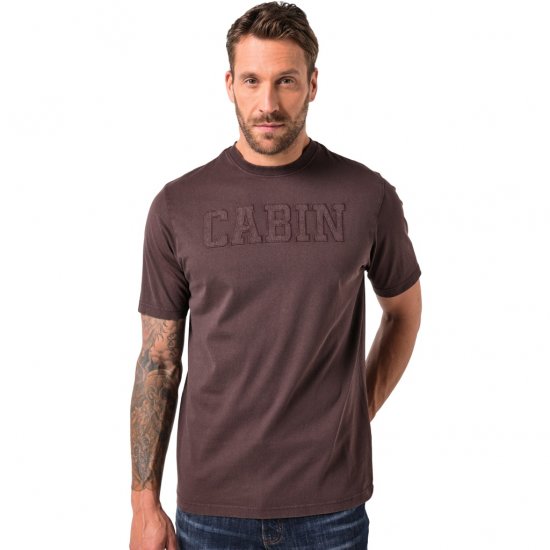 JP1880 T-Shirt Short Sleeve Cabin Mahogany Brown - T-särgid - Suured T-särgid 2XL – 14XL