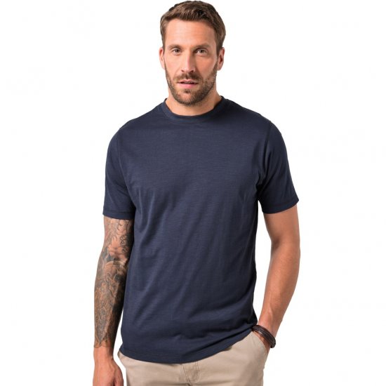 JP1880 T-Shirt Short Sleeve Soft Jersey Navy - T-särgid - Suured T-särgid 2XL – 14XL