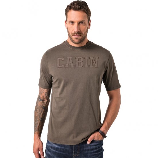 JP1880 T-Shirt Cabin Vintage Mocha - T-särgid - Suured T-särgid 2XL – 14XL