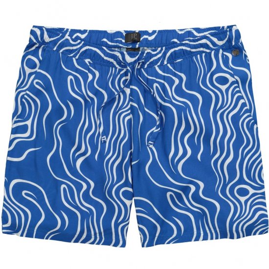 JP1880 Bermuda Shorts All-over Print Royal Blue - Lühikesed Püksid - Lühikesed Püksid suured suurused: W40-W60