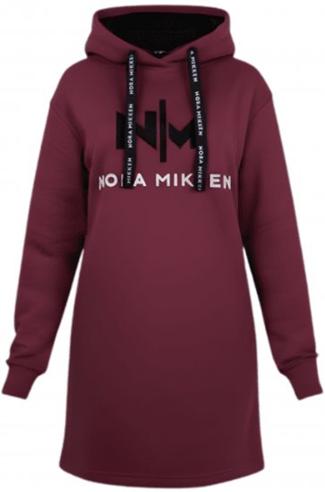 Nora Mikken KADRI Long Hoodie Burgundy - Sviitrid ja dressipluusid - 