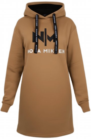 Nora Mikken KADRI Long Hoodie Camel - Sviitrid ja dressipluusid - 