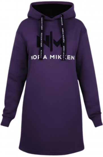 Nora Mikken KADRI Long Hoodie Purple - Sviitrid ja dressipluusid - 