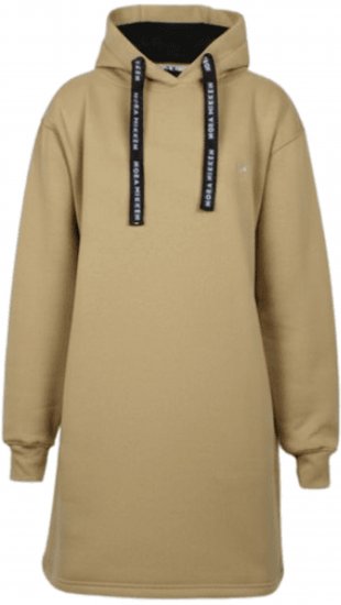 Nora Mikken KRISTINA Long Hoodie Camel - Sviitrid ja dressipluusid - 