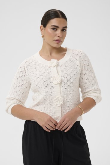 Kaffe Curve Kathrina Pullover White - Kudumid - 