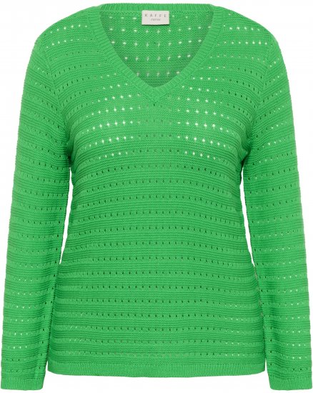 Kaffe Curve Metty Pullover Bright Green - Kudumid - 