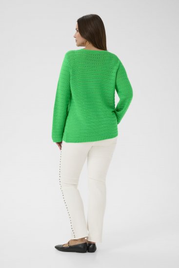 Kaffe Curve Metty Pullover Bright Green - Kudumid - 