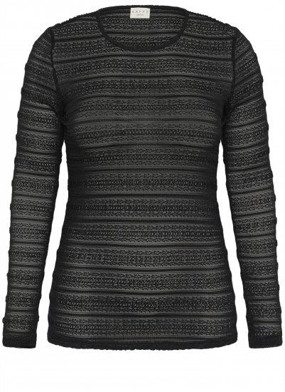 Kaffe Curve Hanna Lace Long Sleeve T-Shirt - Pika varrukaga särgid - 