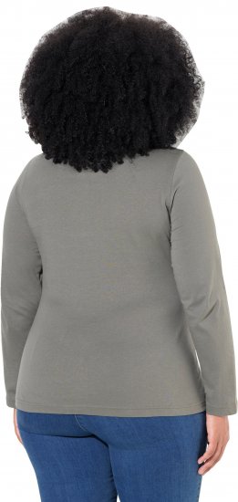 Ulla Popken Basic Long Sleeve Slim Fit Turtleneck Grey - Sviitrid ja dressipluusid - 